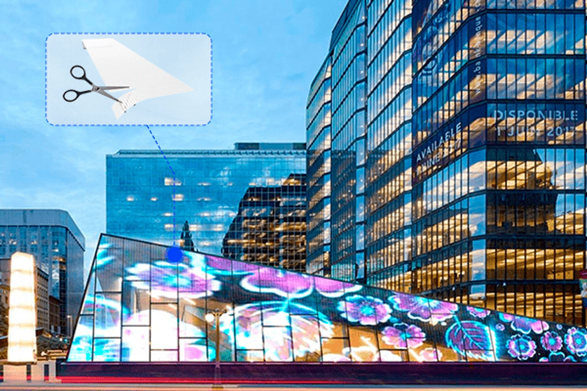 Transparent Flex LED Screen SA Series — 2 Transparent Flex LED Screen SA Series-can be cut at will.png