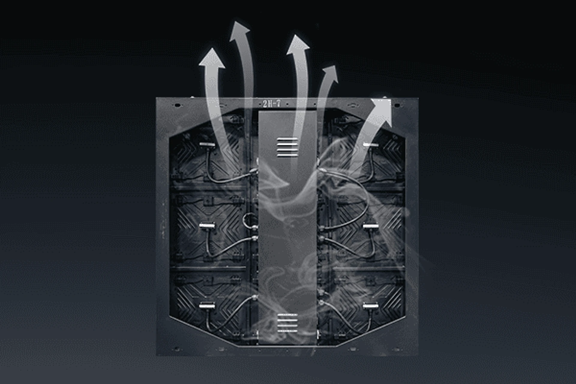 Front Maintenance LED Screen GQ Series — 3 Front Maintenance LED Screen GQ Series-Heat dissipation design.png