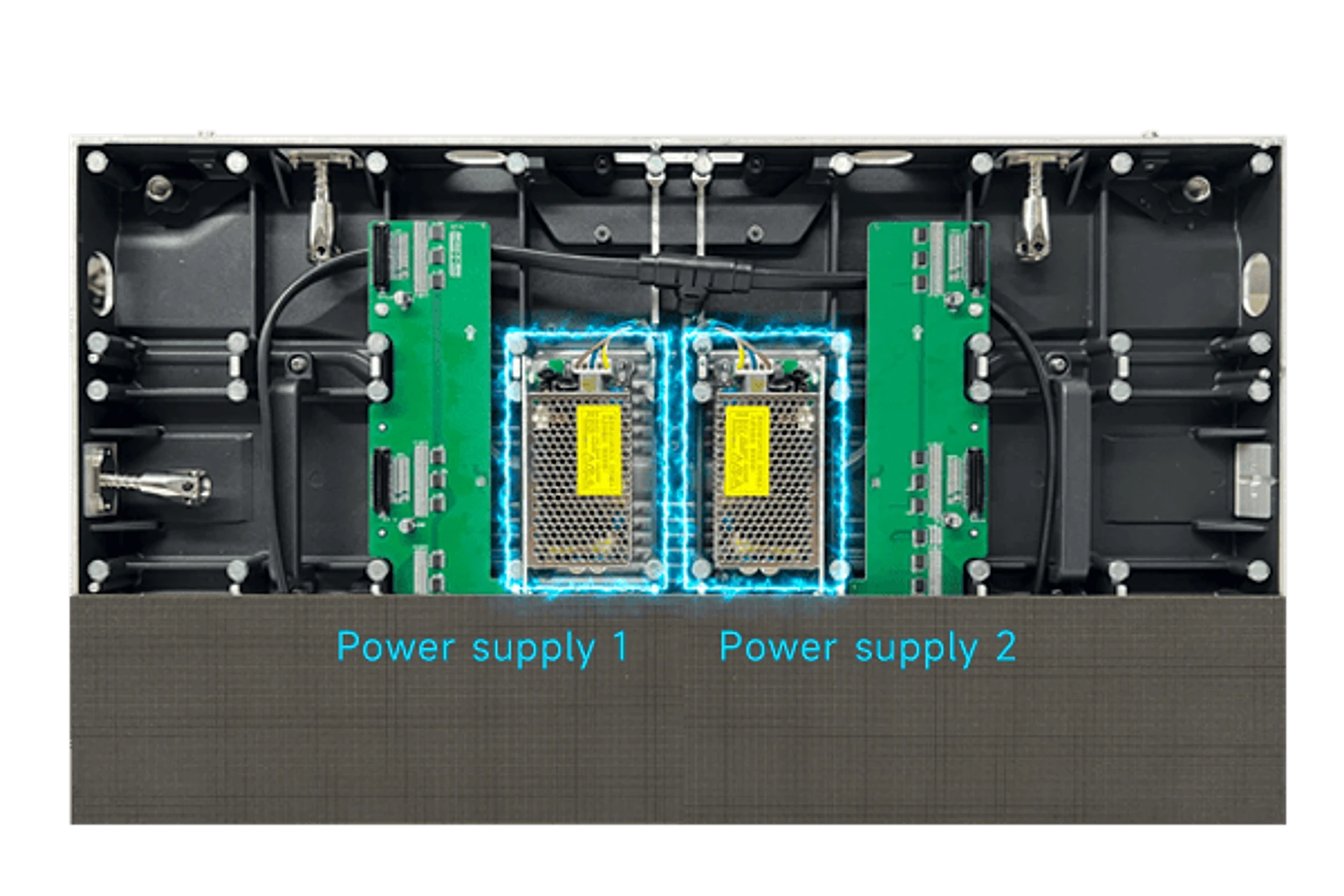 Fine Pitch XS Series — 4 fine pitch led screen XS series with Power Supply Dual Backup.png